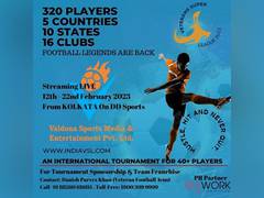 
      
      Valdona Sports announces Veterans Super League 2023
      
      