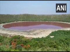 
      
      Lonar lake water in Maharashtra turns red
      
      