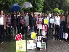 
      
      Anti-Pak protests held in London against police brutality in...
      
      
