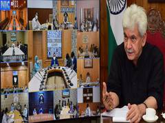 
      
      LG Manoj Sinha reviews Covid situation in J-K, says we must...
      
      