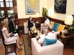 
      
      Foreign Secretary Shringla discusses defence cooperation,...
      
      