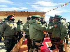 
      
      Army Chief visits forward areas in Eastern Ladakh
      
      