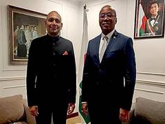 
      
      Indian ambassador, Madagascar foreign minister discuss issues...
      
      