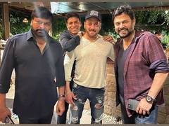 
      
       Salman Khan's snap with Chiranjeevi, Venkatesh go viral 
      
      