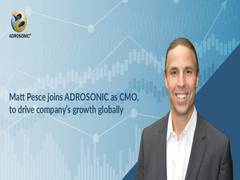 
      
      Matt Pesce joins ADROSONIC as CMO to drive company's growth...
      
      