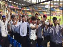 
      
      Indore Test: Mayank Agarwal greets specially-abled students
      
      