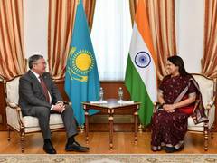 
      
      MoS Meenakashi Lekhi discuss regional issues with Kazakh FM
      
      