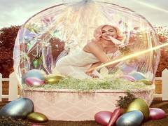 
      
      Miley Cyrus turns bunny this Easter
      
      