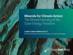 
      
      Mineral production to soar as demand for clean energy...
      
      