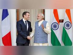 
      
      PM Modi, French President Macron discuss Ukraine conflict 
      
      
