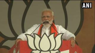 
      
      PM Modi tears into Congress in Jaunpur 
      
      