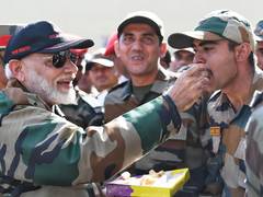 
      
      PM Modi celebrates Diwali with army jawans, air force...
      
      
