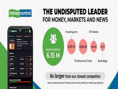
      
      Moneycontrol app's monthly active users six times larger than...
      
      