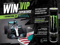 
      
      Buy monster energy drink and get a chance to win a VIP...
      
      