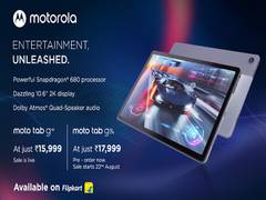 
      
      Motorola launches moto Tab g62 Wi-Fi and Tab g62 LTE
      
      
