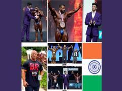 
      
      Indian flag, Vande Mataram at Mr Olympia's stage for first...
      
      