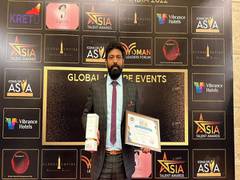 
      
      Mukka Obul Reddy honoured with the Icons of Asia Award 
      
      