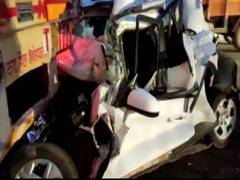 
      
      Four killed in road accident on Mumbai-Pune Expressway
      
      