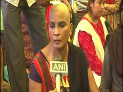 
      
      Woman teacher tonsures her head in Bhopal in protest against...
      
      