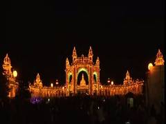 
      
      Karnataka: Mysuru Palace lights up on final day of Dasara...
      
      
