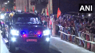 
      
      PM Modi holds roadshow in Gujarat's Jamnagar
      
      