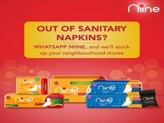 
      
      Can't find sanitary napkins, WhatsApp us, says Niine Sanitary...
      
      