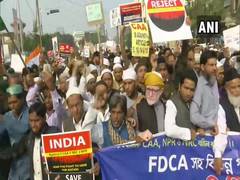 
      
      People stage protest march against CAA, NRC in Kolkata
      
      