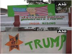 
      
      Agra decks up to welcome Donald Trump
      
      