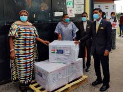
      
      India-made COVID-19 vaccines reach Namibia
      
      