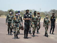 
      
      Army Chief visits troops on western front
      
      