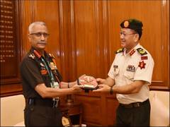 
      
      Nepali Army DG Military Training and Doctrine Shrestha calls...
      
      