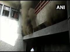 
      
      Fire breaks out at Mahanagar Palika Building in Maharashtra's...
      
      