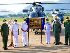 
      
      Navy inducts 3 indigenously-built advanced light helicopters...
      
      