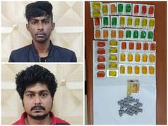 
      
      CCB arrests two drug peddlers in Bengaluru
      
      