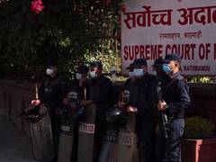 
      
      Scuffle breaks out in front of Nepal SC as lawyers continue...
      
      