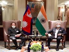 
      
      Jaishankar meets his new Nepalese counterpart, both agree to...
      
      
