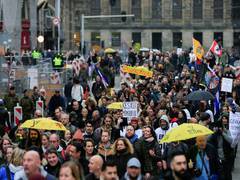 
    Amsterdam police arrest 30 people at anti-lockdown demonstration
    