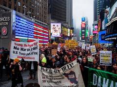 
      
      Hundreds of New Yorkers demand US to reduce tensions with...
      
      