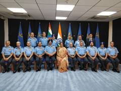 
      
      Defence Minister Sitharaman lauds bravery of IAF
      
      