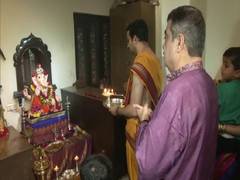 
      
      Nitin Gadkari celebrates Ganesh Chaturthi at his residence in...
      
      