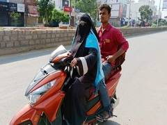 
      
      Telangana woman rides 1400 km to bring back stranded son
      
      