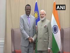 
      
      PM Modi calls on Nambian Prez on sidelines of UNGA in NY
      
      