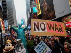 
      
      Protests across US following air raid in Baghdad
      
      