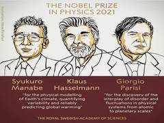 
      
      Syukuro Manabe, Klaus Hasselmann, Giorgio Parisi awarded 2021...
      
      