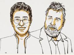 
      
      Maria Ressa, Dmitry Muratov win 2021 Nobel Peace Prize
      
      