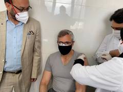 
      
      Omar Abdullah gets first dose of COVID-19 vaccine
      
      