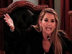 
      
      Bolivia's Opposition lawmaker Jeanine Anez declares herself...
      
      