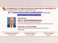 
      
      17th Convocation Ceremony of Symbiosis International University
      
      