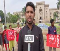 
      
      PDSU activists in Osmania University protest against JNU...
      
      