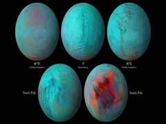 
      
      Hints of fresh ice in Enceladus's northern hemisphere
      
      